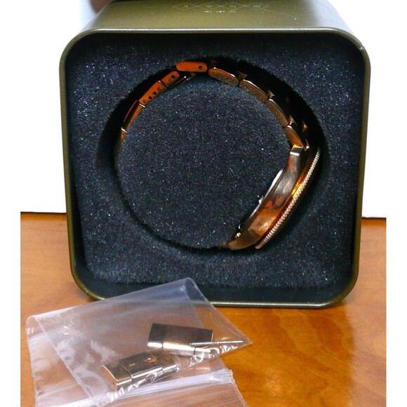 Women's Fossil Watch Cecile Rose Gold Crystallized Glitz AM4594 The Beat - Picture 9 of 9